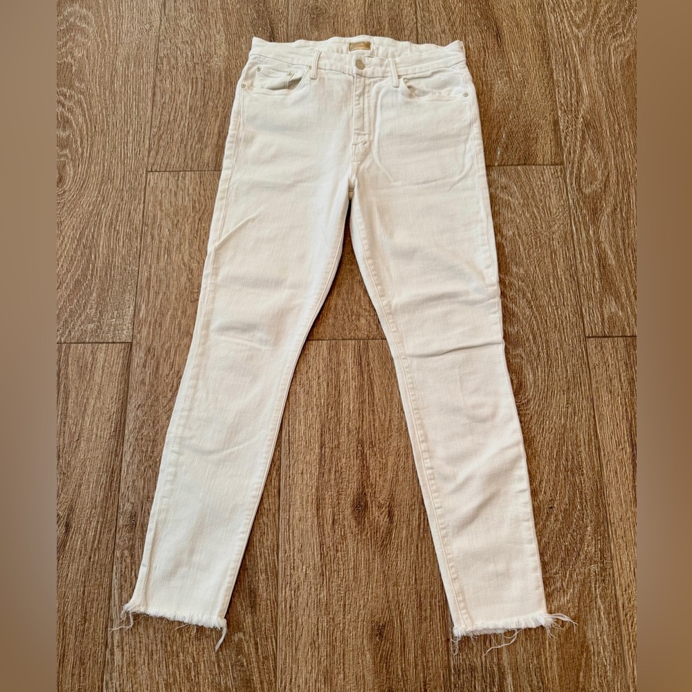 MOTHER-The Looker Ankle Fray Jeans